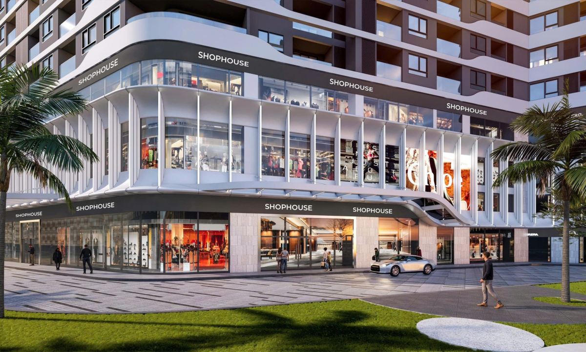 Shophouse - Nhà phố Kinh doanh Diamond Sky - Vạn Phúc City