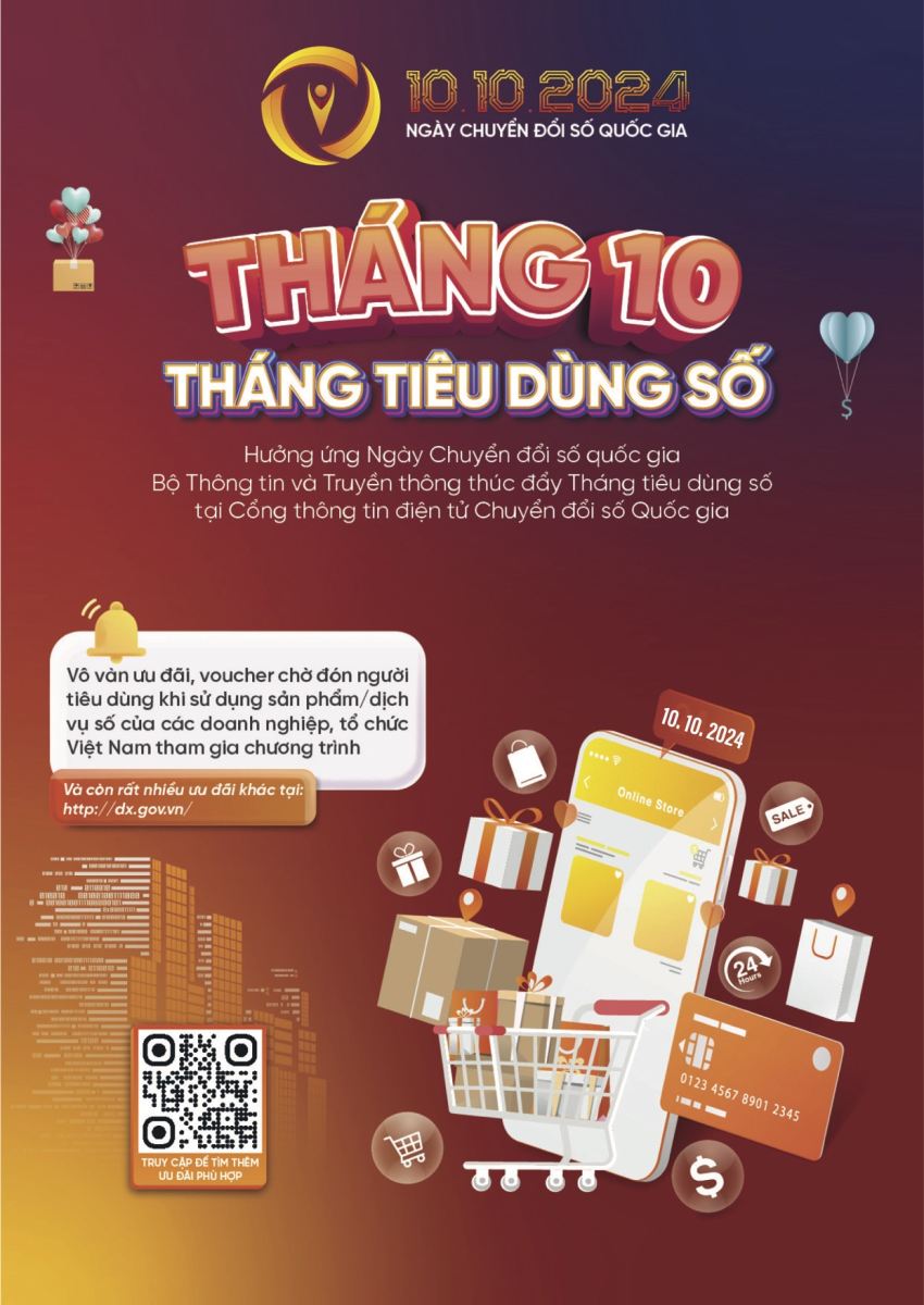 Phát động và tổ chức chương trình “Tháng 10: Tháng tiêu dùng số”