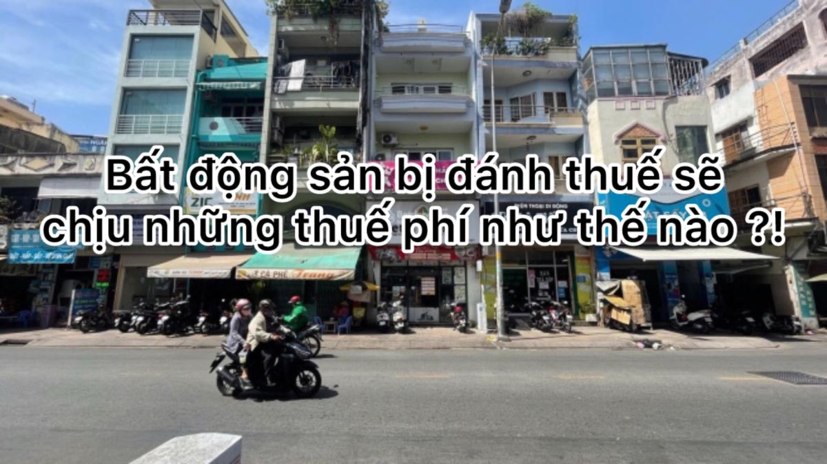 Bất động sản khi bị đánh thuế sẽ chịu thuế phí cụ thể như thế nào ?