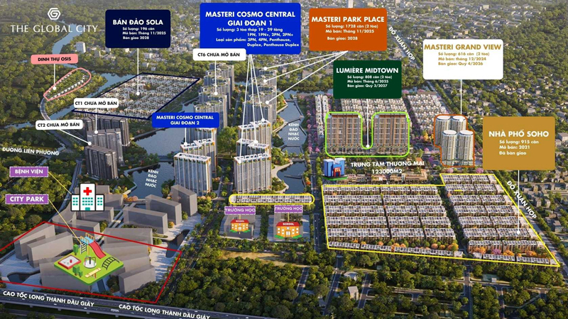 Thông Tin Tổng Quan Về Siêu Đô Thị The Global City An Phú - Quận 2 - TPHCM