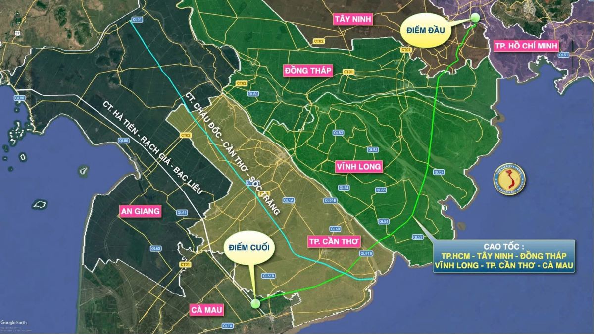 T&T Tam Đa đón đầu Cao tốc CT 33 - TP.HCM - Tây Ninh - Đồng Tháp - Vĩnh Long - Cần Thơ - Cà Mau