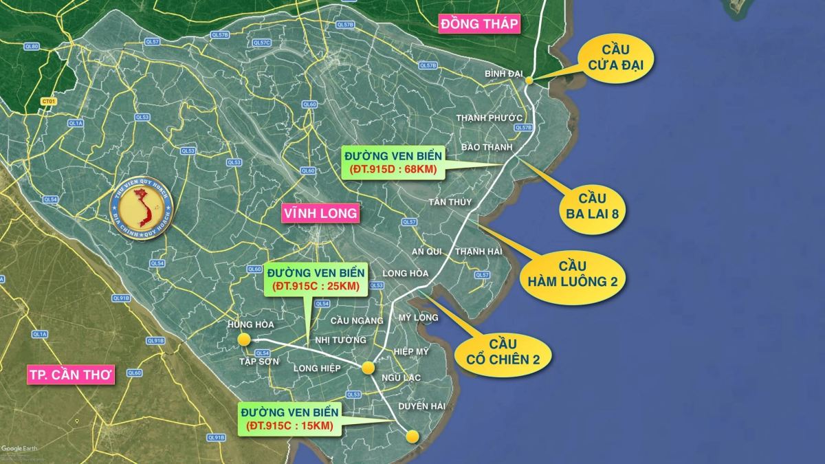 Tuyến đường bộ ven biển Miền Tây: Trục xương sống nâng tầm Nhà Phố Shophouse T&T Phước Thọ Tam Đa Vĩnh Long