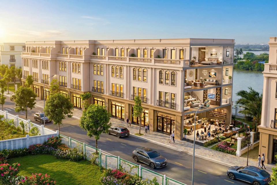 Nhà phố liền kề Townhouse Vinhomes Saigon Park Hóc Môn