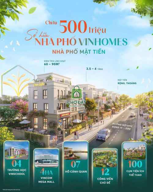 Nhà Phố Vinhomes Tây Bắc Sài Gòn 1 trệt 3 lầu 5x15m2 giá chỉ 7.9 tỷ