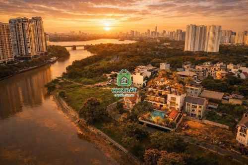 Biệt thự ven Sông Quận 2 - Ốc đảo hoa lệ 1115m2 Sài Gòn