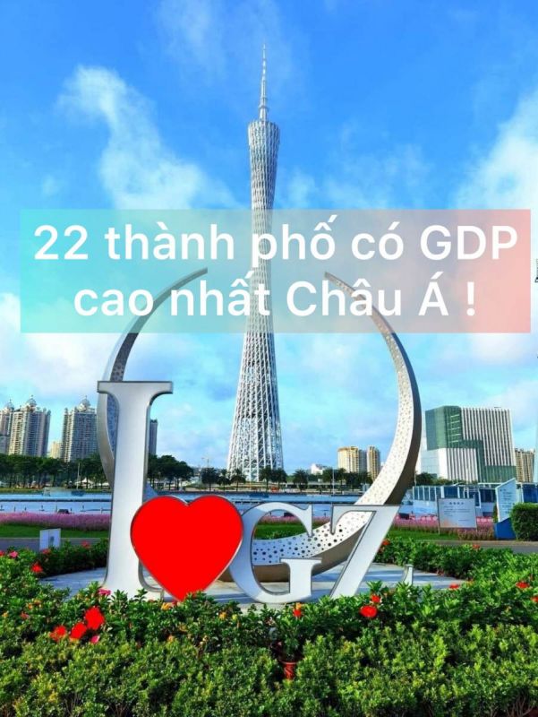Top 22 thành phố có GDP cao nhất Châu Á 2022 theo địa giới hành chính