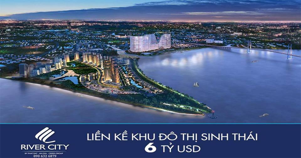 River City liền kề Saigon Peninsula - Công viên Mũi Đèn Đỏ : Khu đô thị sinh thái 6 tỷ USD