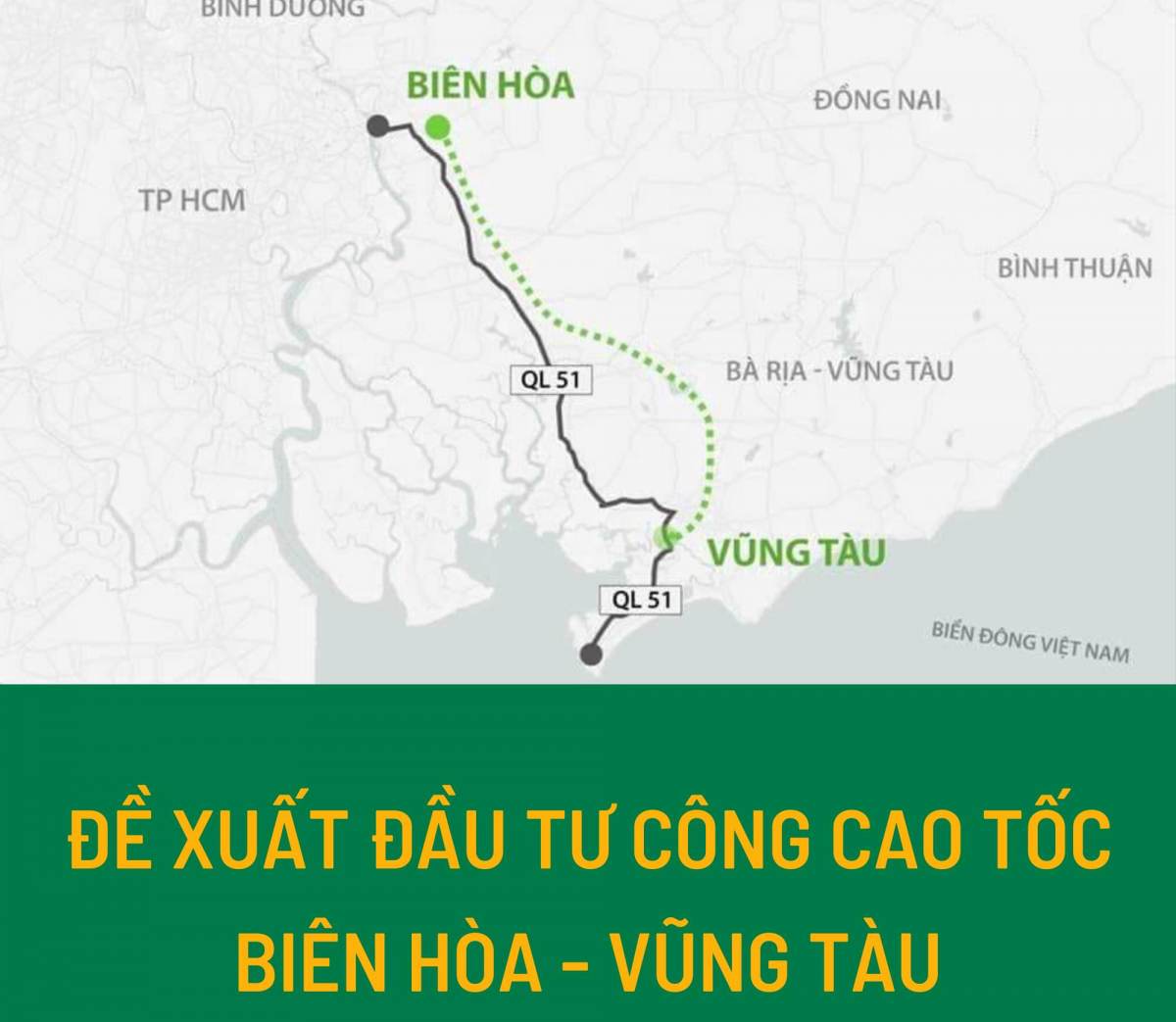 Đường cao tốc Biên Hoà Vũng Tàu được đề xuất đầu tư công năm 2022