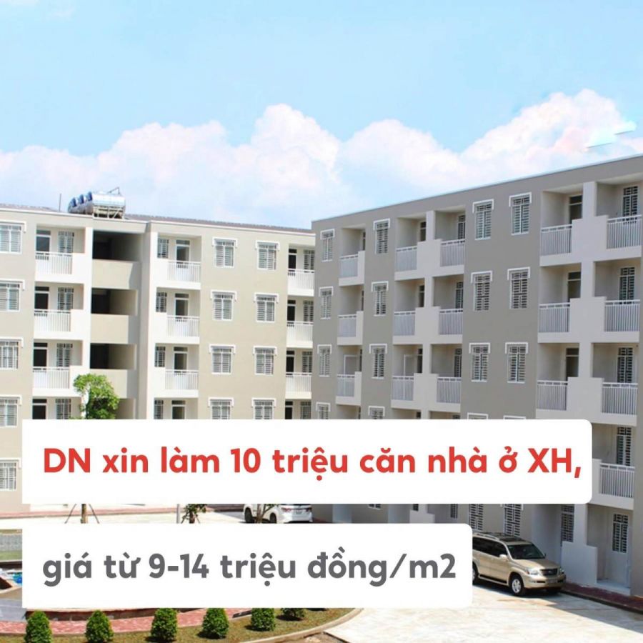 Đề xuất làm nhà ở xã hội chỉ 14 triệu/m2