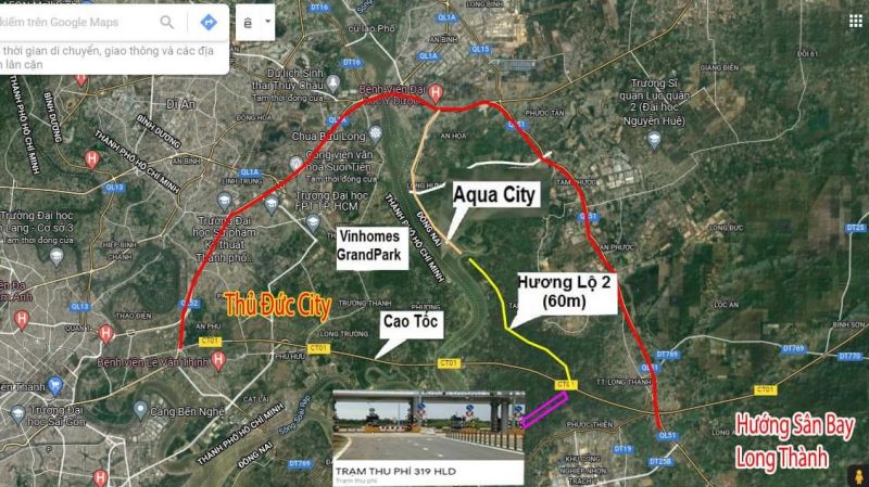 Thông xe nút 319 Nhơn Trạch với cao tốc Long Thành
