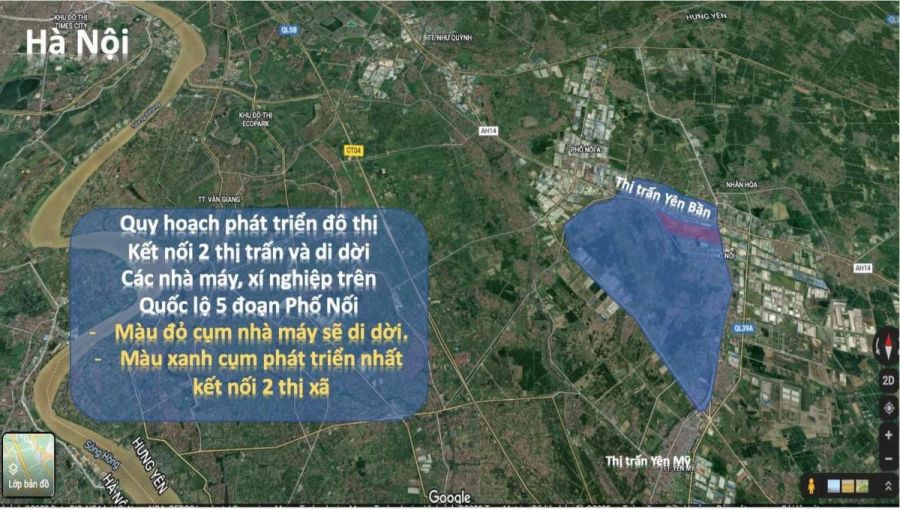 QUY HOẠCH ĐÔ THỊ KẾT NỐI ĐÔ THỊ GIÚP DỰ ÁN T&T PHỐ NỐI TĂNG GIÁ PHI MÃ TRONG THỜI GIAN TỚI