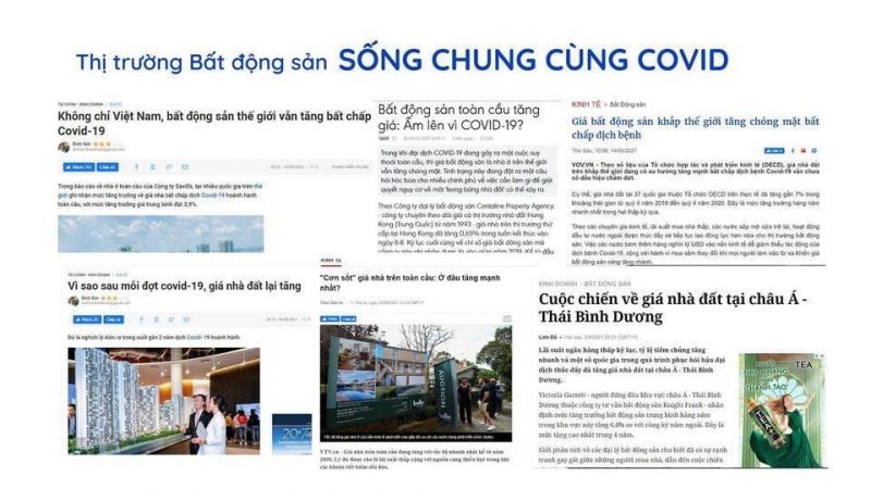 Thị trường bất động sản Việt Nam sống chung cùng COVID