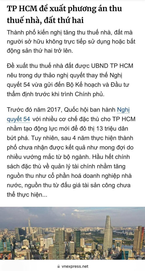Thu thuế bất động sản thứ 2: Ma trận thuế phí đối với các nhà đầu tư mua kinh doanh chuyển nhượng bấ
